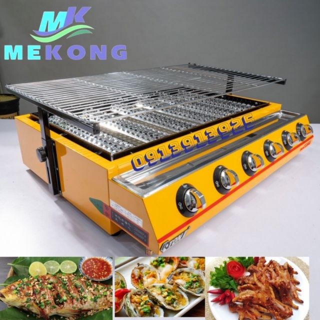 Bếp nướng gas ETON ET-K333 (6 đầu đốt cỡ lớn) Bếp nướng gas ETON ET-K333 (6 đầu đốt cỡ lớn)